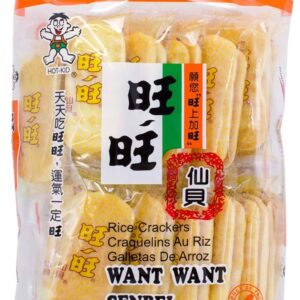 Hotkid rice craker want want galleta de arroz