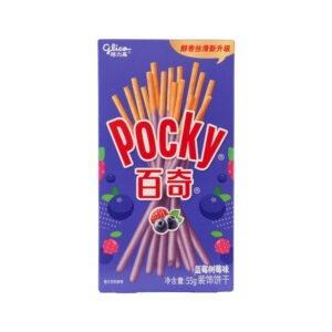Pocky moras y fresa