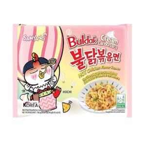 Samyang hot chicken flavor ramen cream carbonara