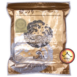 Alga marina tostada koasa 250gr alga para sushi paquete con 100pc.