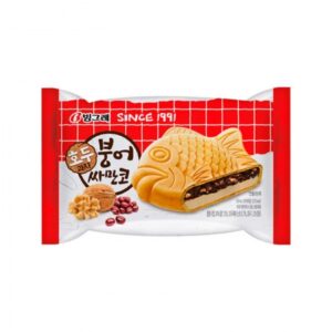 Binggrae red bean fish helado de pescado frijol rojo 150ml x30pc