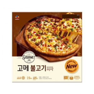 Cj gourmet classic bulgogi pizza sabor bulgogi 405gr x12pc