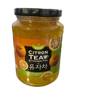Delief citron tea aderezo de naranja para te 560gr