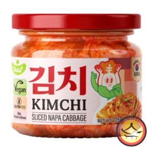 Delief sliced napa kimchi glass bote de kimchi 215gr