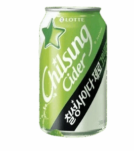 Lotte chilsung cider zero bebida sabor lima 355ml