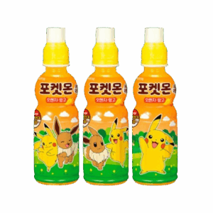 Lotte chilsung pokémon naranja y mango 235ml