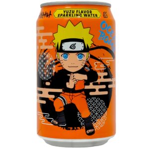 Naruto sparkling water yuzu bebida sabor yuzu 330ml