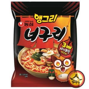 Nongshim angry raccoon noodle triple spicy