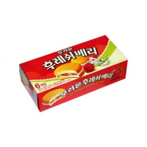 Orion fresh berry galleta de fresa 168gr