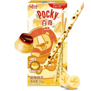 Pocky banana con flan 35gr