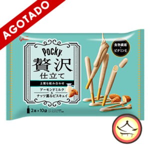 Pocky gogo de chocolate con almendras