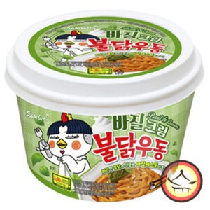 Samyang cream fire chicken ramen sabor udon de pollo picante 213.5gr