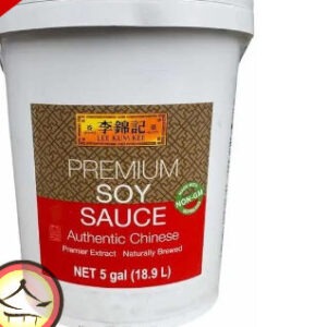 Cubeta de salsa de soya lee kum kee 18.9litros