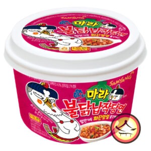 Topokki fideos instantaneos samyang mala spicy