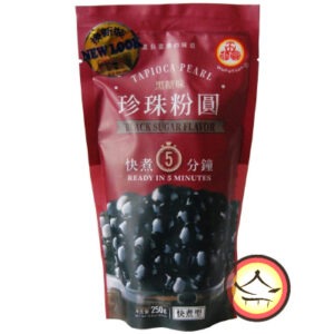 Wfy black sugar perla de tapioca sabor azucar negra 250gr
