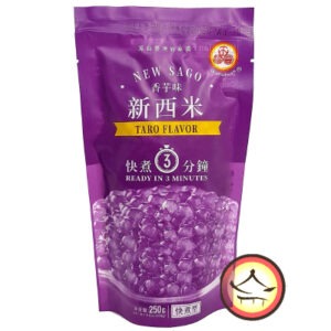 Wfy taro boba perla de tapioca sabor taro 250gr