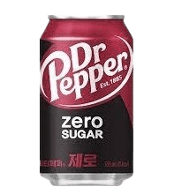 Coca cola dr. pepper zero 355ml.