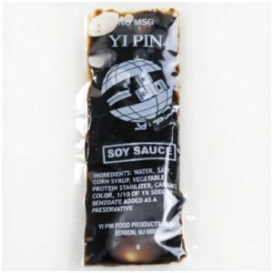 Sobres de salsa de soya
