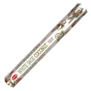 Incienso coco de salvia blanca